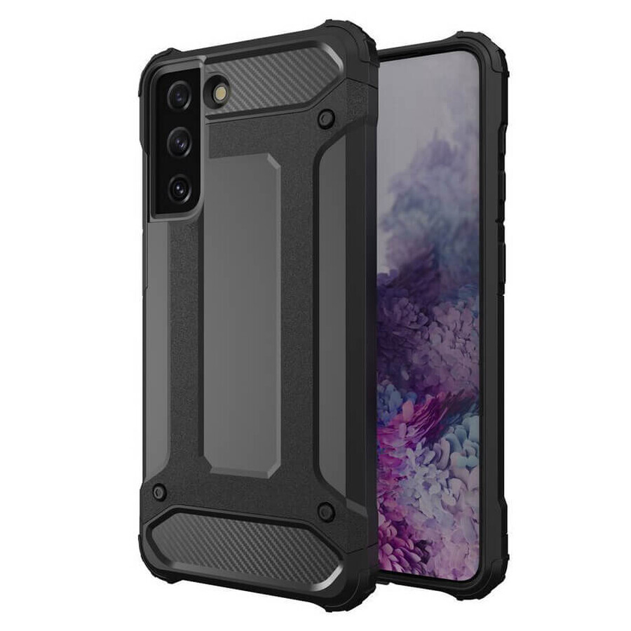 Funda híbrida blindada Hybrid Armor para Samsung Galaxy S22 Ultra negra
