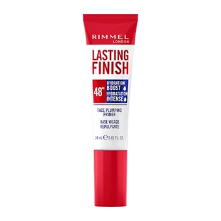 Rimmel Lasting Finish Primer Base de maquillaje hidratante con biopéptidos naturales, 24 ml