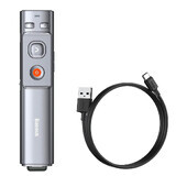 Baseus Orange Dot wireless presentation laser pointer - gray (with rechargeable battery)