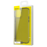 Baseus Simple Series Case transparent gel case iPhone 13 Pro black (ARAJ000401)