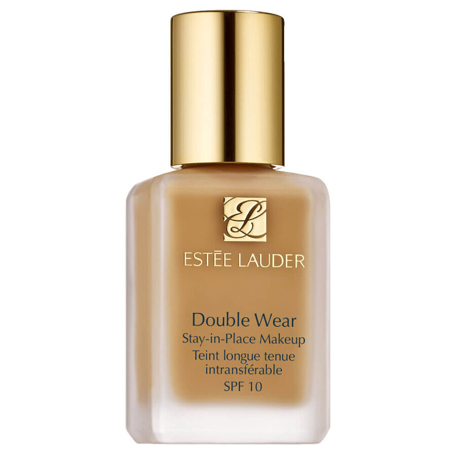 Estée Lauder Double Wear Stay In Place Makeup SPF10 Fond de ten mat cu acoperire medie de lungă durată 3W1 Tawny, 30 ml