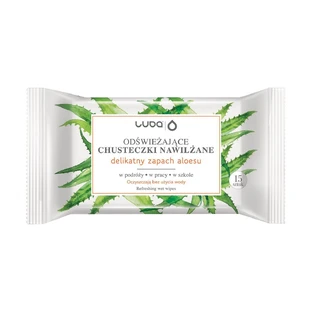 Luba Refreshing Aloe vera wet wipes, 15 pieces