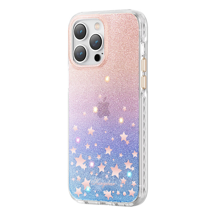 Kingxbar Heart Star Series iPhone 14 Pro Max caz în stele zodiacale