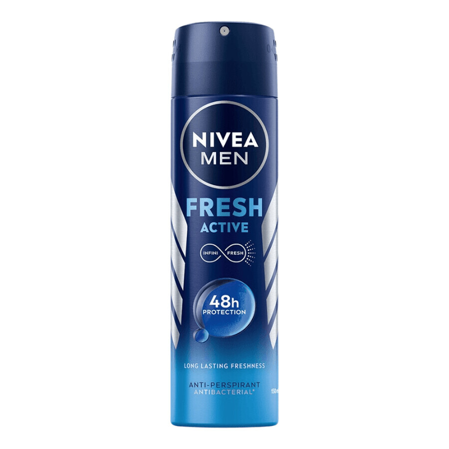 Nivea Uomo, Fresh Active, Deodorante, 150 ml