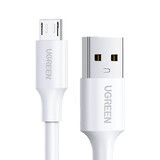 Cablu Ugreen US289 60141 micro USB / USB-A 1m - alb