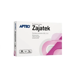 Apteo Zajatek vitamine B2 + C + E, 30 comprimés