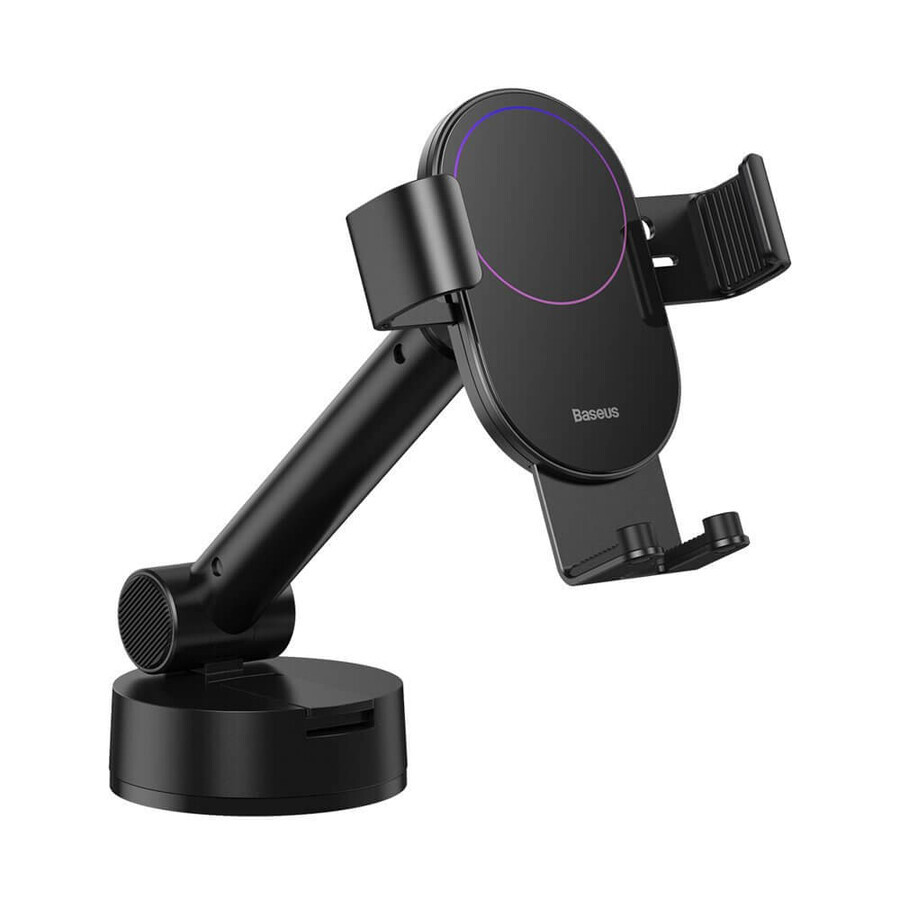 Baseus supporto telescopico a gravità per auto per cruscotto parabrezza nero (SUYL-JY01)