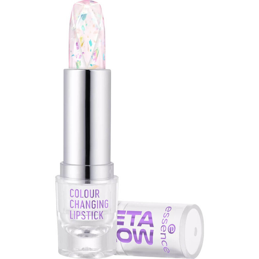 Essence Meta Glow Kleurwisselende Lipstick in een zachtroze tint, 3.4 g