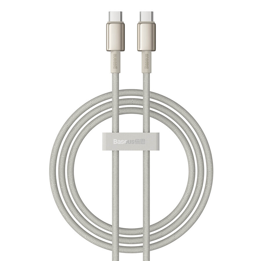 Baseus Tungsten Gold USB-C / USB-C 100W 1m Kabel - gold