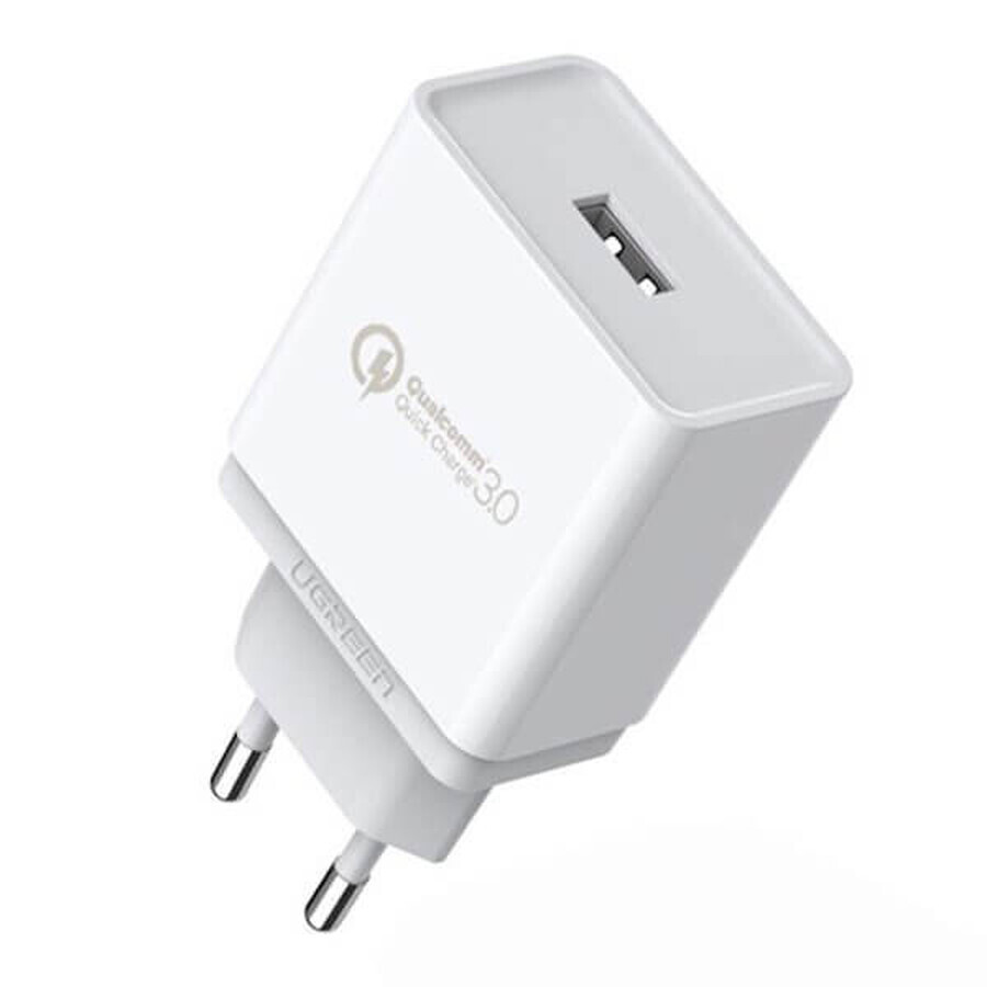 Ugreen CD122 Quick Charge 3.0 18W 3A USB fast charger white (10133)