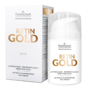 Farmona Professional Retin Gold Lifting and brightening eye cream, 50 ml