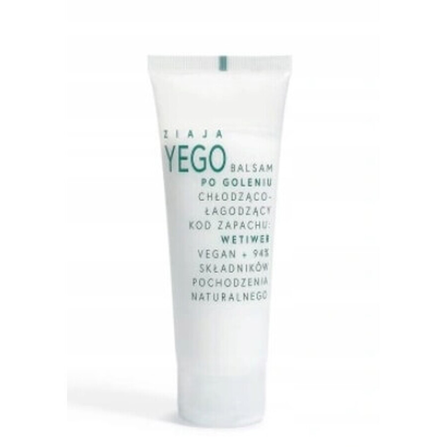 Ziaja Yego, Wetiver bálsamo refrescante y calmante para después del afeitado, 80 ml