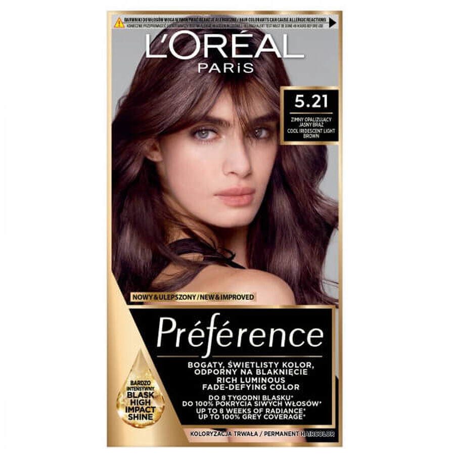 Shop L Oreal Paris Preference Haarfarbe 5.21 Hellbraun L Oreal Paris Preference Haarfarbe 5.21 Hellbraun