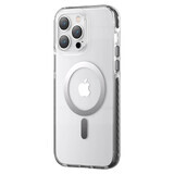 Kingxbar PQY Ice Crystal Series magnetic iPhone 14 Plus MagSafe case grey