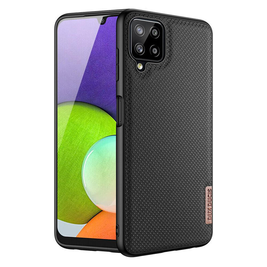 Dux Ducis Fino caz acoperit cu nailon Samsung Galaxy A22 4G negru