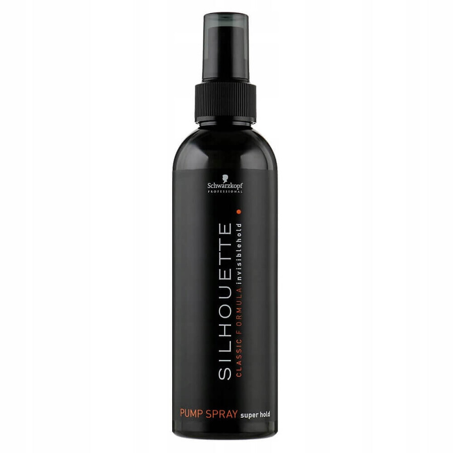 Schwarzkopf Silhouette Super Hold Pumpspray Extra Strong Fixing Spray, 200ml