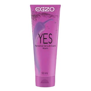 Egzo Yes Personal Gel Lubricant Stimulating and Warming Lubricant, 50 ml