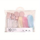 Ecarla Set of travel containers for cosmetics, 10 pieces