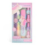Martinelia Little Unicorn set reloj con purpurina + esmalte de uñas, 4 piezas + lima