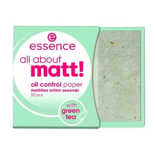 Essence ¡Todo sobre Matt! Toallitas matificantes para el rostro, 50 unidades
