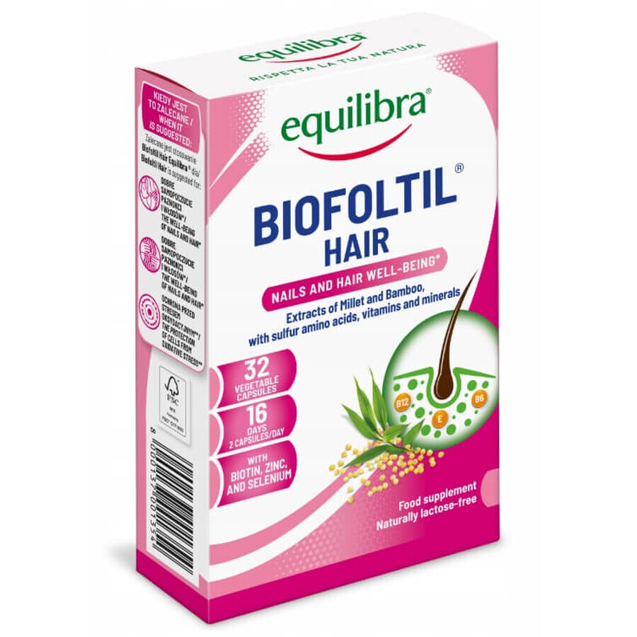 Equilibra Biofoltil Hair, 32 capsules