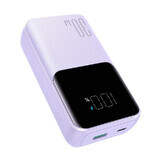Joyroom mini powerbank JR-PBC06 avec câbles USB-C / Lightning intégrés 30W 10000mAh - violet