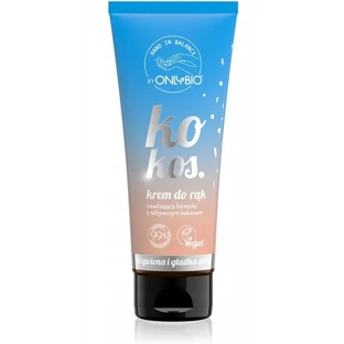 OnlyBio Crème hydratante pour les mains noix de coco, 50 ml