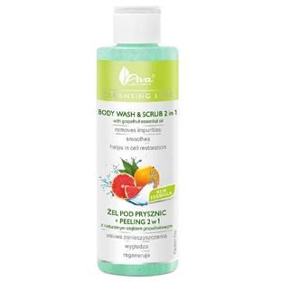Ava Laboratorium Cleansing Line Duschgel + Peeling 2in1 mit natürlichem Grapefruitöl 200 ml