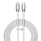 Baseus cable CADH000802 USB-C - USB-C PD 100W 5A 480Mbps 2m - white
