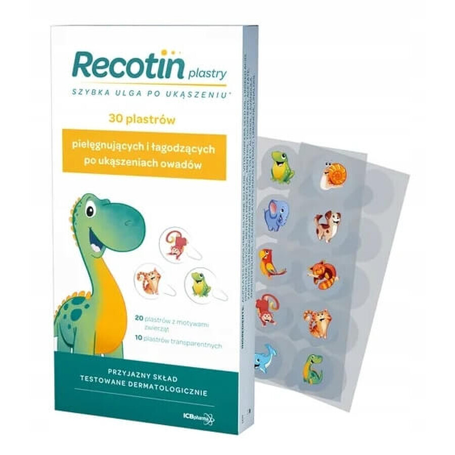 Recotin, Cerotti per punture d'insetto, 30 pezzi