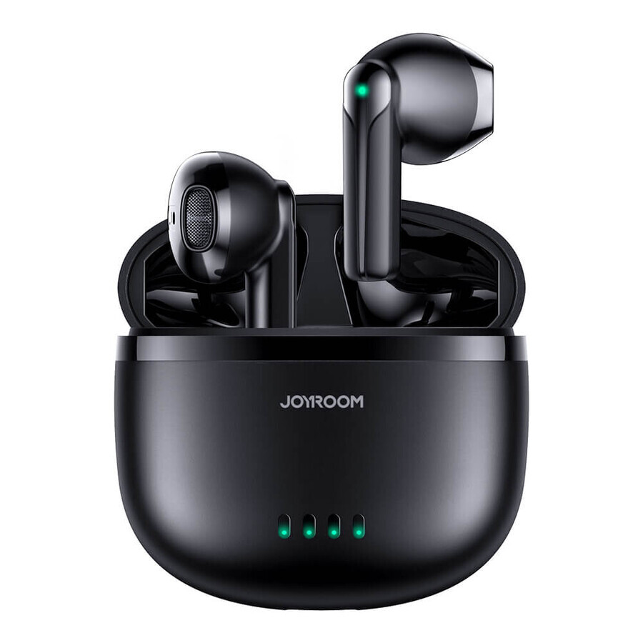 Joyroom TWS wireless ENC căști impermeabile IPX4 Bluetooth 5.3 negru (JR-TL11)
