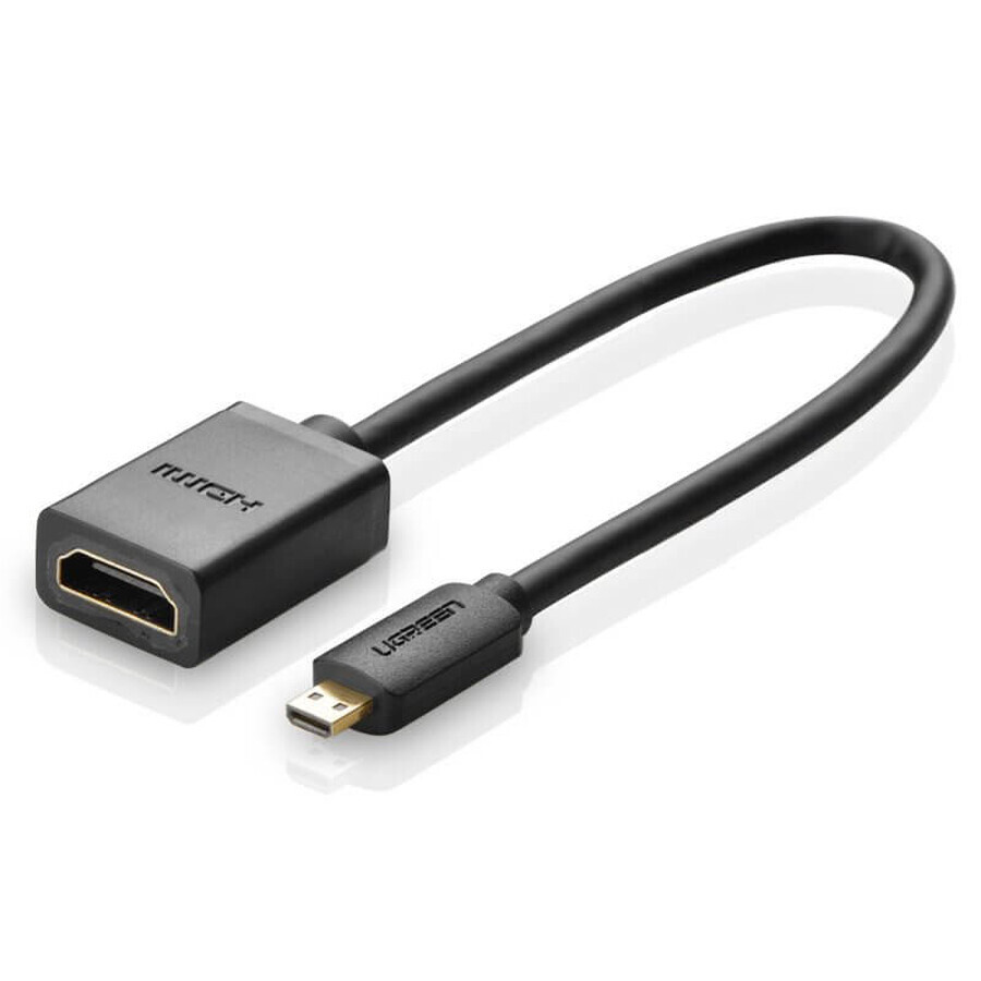 Shop Ugreen Kabel HDMI Adapterkabel - micro HDMI 19 pin 20cm schwarz (20134) Ugreen Kabel HDMI Adapterkabel - micro HDMI 19 pin 20cm schwarz (20134)