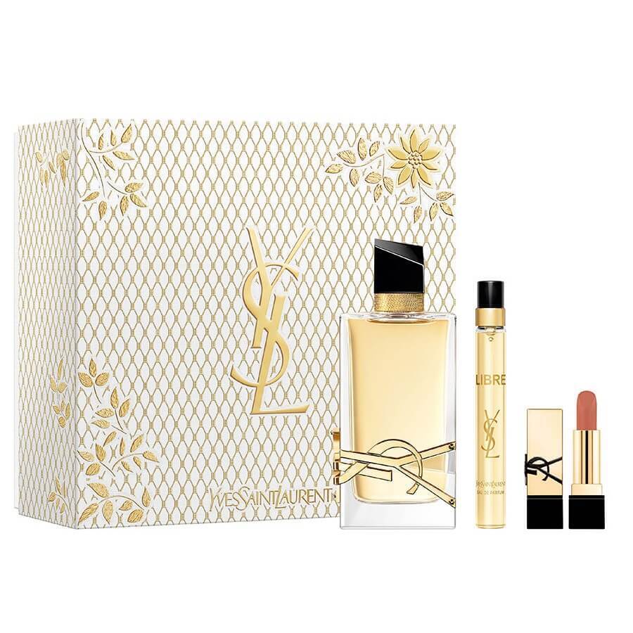 Yves Saint Laurent Libre Pour Femme Set Eau de Parfum, 90 ml + Eau de Parfum, 10 ml + Lipstick, 1.3 g