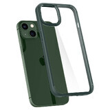 Spigen Ultra Hybrid hoesje voor iPhone 13 - donkergroen