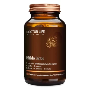 Doctor Life Bifido Apoyo biótico para la microbiota intestinal, 90 cápsulas