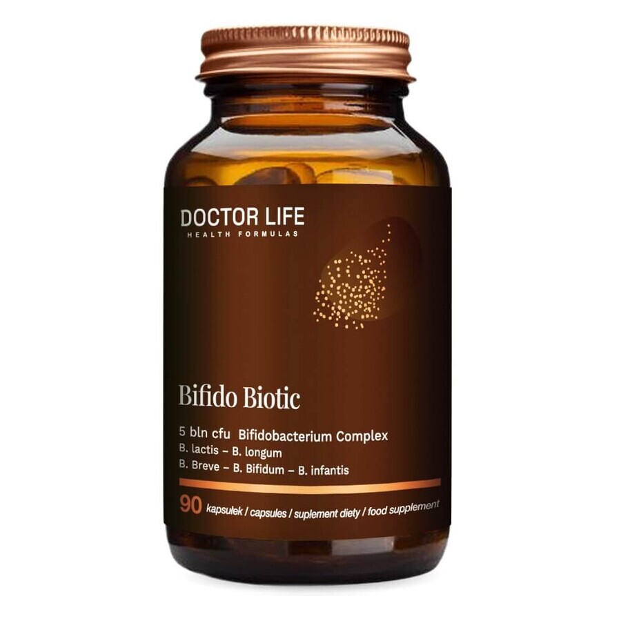 Doctor Life Bifido Biotische ondersteuning voor de darmmicrobiota, 90 capsules