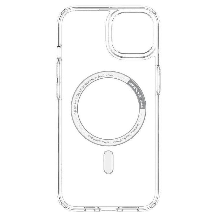 Spigen Ultra Hybrid Mag hoesje met MagSafe voor iPhone 13 - wit