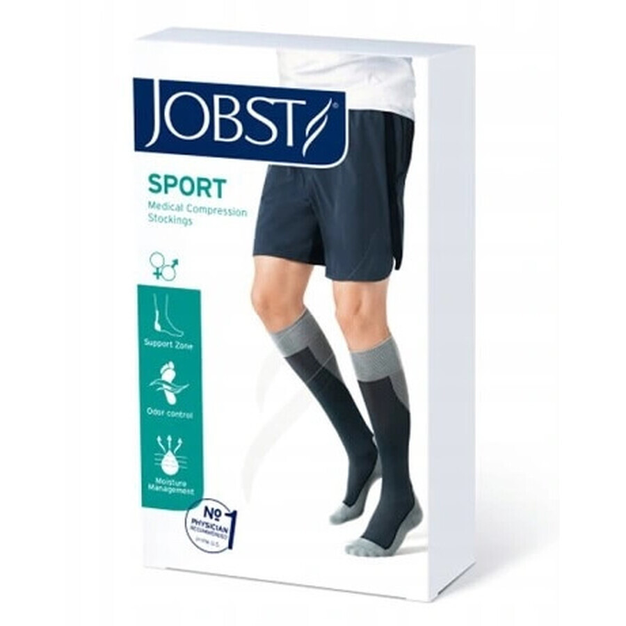 Jobst Sport, Șosete 15-20mm Hg AD gri, mărimea S