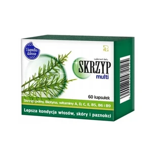 Skrzyp Multi Complexe d’extrait de prêle Pour cheveux peau et ongles 60 gélules