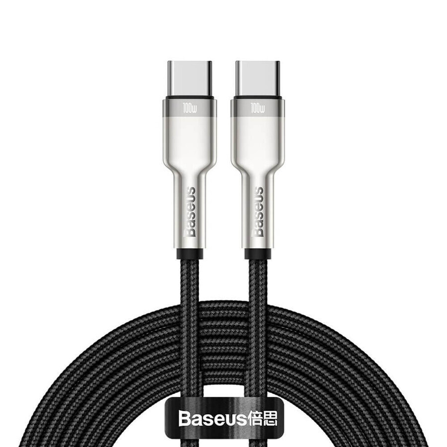 Baseus Cafule Series Metal Data USB-C / USB-C PD QC SCP 100W 5A 2 m cable - black.