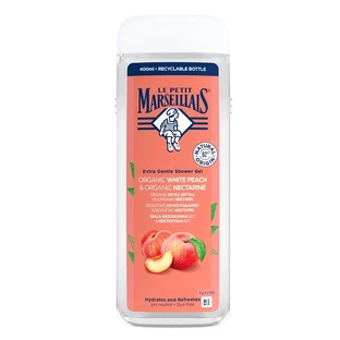 Le Petit Marseillais White Peach Bio and Nectarine Bio Shower Gel, 400 ml