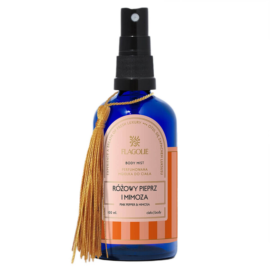 Flagolie Geparfumeerde body mist Roze peper en mimosa, 100 ml