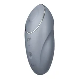 Satisfyer Tap amp; Climax 1 Overlay vibrator with tapping function Bluegrey