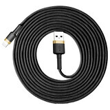 Baseus Cafule USB-A / Lightning 2A QC 3.0 3 m cable - black and gold