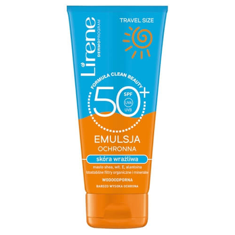 Lirene Zonbeschermende Emulsie gevoelige huid SPF50+, 90 ml