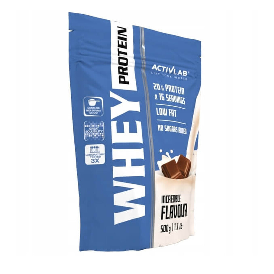 Molkenprotein, Schokolade-Kakao, 500 g