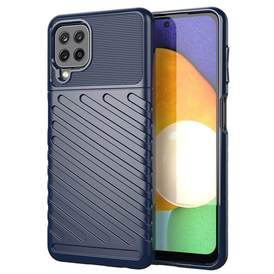 Cumpără Thunder Case carcasă blindată flexibilă Samsung Galaxy A22 4G albastru Thunder Case carcasă blindată flexibilă Samsung Galaxy A22 4G albastru