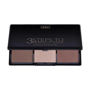 Wibo 3 Stappen naar Perfect Gezicht Contouring Palet Donker, 10g