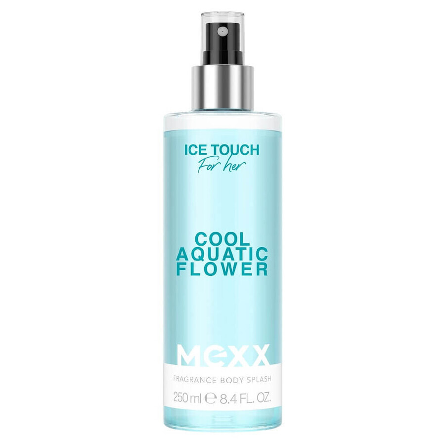 Mexx Ice Touch Cool Aquatic Flower, nebbia profumata per il corpo, 250 ml
