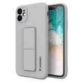 Wozinsky Kickstand Case étui en silicone avec support Samsung Galaxy A72 4G gris